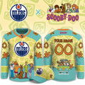 Custom Edmonton Oilers Scooby Doo Night Hockey Jersey Edmonton Oilers Apparel Fan Gear - Gearneko