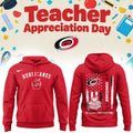 Carolina Hurricanes X Teacher Appreciation Day Hoodie Carolina Hurricanes Merch Presents For Fans - Gearneko