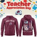 Colorado Avalanche X Teacher Appreciation Day Hoodie Colorado Avalanche Merch Gifts For Fans - Gearneko