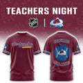 Colorado Avalanche x Teachers Night T-Shirt Colorado Avalanche Merch Gifts For Hockey Lovers - Gearneko