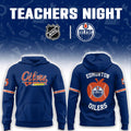 Edmonton Oilers Merch Teachers Night Hoodie Edmonton Oilers Gear Gifts For Fans - Gearneko