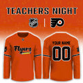 Custom Philadelphia Flyers x Teacher Appreciation Day Jersey Philadelphia Flyers Clothing Hockey Fan Gear - Gearneko