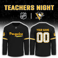 Personalized Pittsburgh Penguins X Teacher Appreciation Jersey Best Gifts For Hockey Lovers - Gearneko