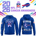 Buffalo Bills X Cancer Awareness Day Hoodie Buffalo Bills Clothing Football Fans Gifts Ideas - Gearneko