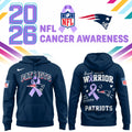 New England Patriots X Cancer Awareness Day Hoodie New England Patriots Outfits Football Lover Gifts - Gearneko
