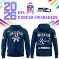 Seattle Seahawks X Cancer Awareness Day Hoodie Seattle Seahawks Clothing Football Fans Gifts - Gearneko