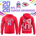 Kansas City Chiefs X Cancer Awareness Day Hoodie Kansas City Chiefs Merch Football Fans Gifts - Gearneko