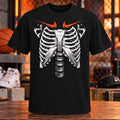Ja'Marr Chase X Football Skeleton Black T-Shirt Streetwear Gifts For Boyfriend - Gearneko