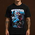 Marvel Merch Thor Comic Portrait Black T-Shirt Best Presents For Thor Lovers - Gearneko