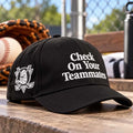 Anaheim Ducks X Violent Gentlemen Check On Your Teammates Hat Anaheim Ducks Baseball Cap Gifts For Fan - Gearneko