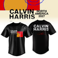 Calvin Harris Mech North America 2027 Tour Baseball Jersey Presents For Calvin Harris Lovers - Gearneko