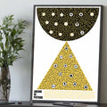 Angine De Poitrine USA Tour 2026 Tour Dates Semicircle And Triangle Maze Poster Angine De Poitrine Merch - Gearneko