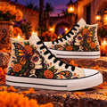 Dia De Los Muertos 2026 Catrina Butterfly Sneakers Day Of The Dead Merch Gifts For Mom - Gearneko