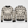 I Need Ibuprofen Cat Christmas Ugly Sweater Funny Xmas Clothing Gifts For Cat Lover - Gearneko