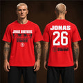 Jonas Brothers Merch Burning Up All Over Again T-Shirt Jonas Brothers Clothing - Gearneko