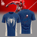 Los Angeles Dodgers X Spider Man T-Shirt Los Angeles Dodgers Merch Gifts For Baseball Lovers - Gearneko