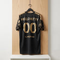 Los Angeles FC x Hello Kitty Black T-Shirt Los Angeles FC Merch Gifts For Soccer Lovers - Gearneko
