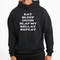 Eat Sleep Ough Slap My Bellay Repeat Hoodie Funny Saying Apparel Gifts For Brother - Gearneko