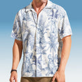 Dog Lovers Toile De Jouy Style Hawaiian Shirt Dog Graphic Aloha Shirt Gift For Husband - Gearneko