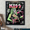 Kiss X Ben Cooper Action Figures Halloween 2026 Peter Criss The Catman 70s Litho Poster Kiss Merch - Gearneko