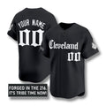 Custom Cleveland Guardians Indians Gothic Black Edition Vapor Jersey Cleveland Guardians Clothing - Gearneko