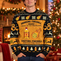 Fireball X Dungeons Dragons Drinking Fireball Solves Most Of My Problems Ugly Christmas Sweater Funny Xmas Clothing - Gearneko