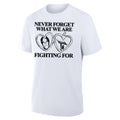 Never Forget What We Are Fighting For Locket T-Shirt Funny Meme Shirt Gift For Bff - Gearneko