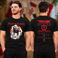 Marilyn Manson Merch 30th Anniversary Antichrist Superstar US Tour 2026 Gothic Portrait T-Shirt Marilyn Manson Apparel - Gearneko