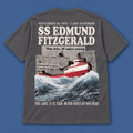 November 10 1975 Lake Superior SS Edmund Fitzgerald T-Shirt Lake Superior Shirt Gifts For Husband - Gearneko