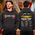 Head Trip Festival 2026 Merch Mind Over Matter Line Up Hoodie Head Trip Festival Apparel - Gearneko