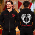Marilyn Manson Merch 30th Anniversary Antichrist Superstar US Tour 2026 Zip Hoodie Marilyn Manson Apparel - Gearneko