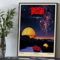 Rush Fifty Something Tour San Jose CA Event Poster Rush Concert Poster Rock Lover Gifts - Gearneko