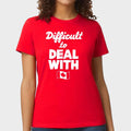 Difficult To Deal With Canada T-Shirt FDT Merch Gifts For Protesters - Gearneko