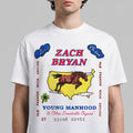 Zach Bryan Merch Young Manhood And Other Donatable Organs Live On Tour T-Shirt Gifts For Zach Bryan Fans - Gearneko