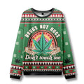 Drugs Not Hugs Don't Touch Me Ugly Christmas Sweater Funny Xmas Gifts For Best Friends - Gearneko