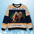 Bigfoot Wanna Have Beer Ugly Christmas Sweater Christmas Gifts For Bigfoot Lovers - Gearneko