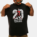 Diogo Jota Forever 20 YNWA Black T-Shirt Diogo Jota Clothing Presents For Soccer Lovers - Gearneko