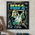 Kiss X Ben Cooper Action Figures Halloween 2026 Ace Frehley The Spaceman 70s Litho Poster - Gearneko