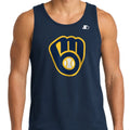 Milwaukee Brewers Merch Logo Graphic Tank Top Milwaukee Brewers Clothing Line - Gearneko