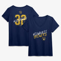 Jacob Misiorowski Milwaukee Brewers 2026 MLB T-Shirt Milwaukee Brewers Clothing Fan Gear - Gearneko