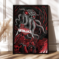 Metallica Life Burns Faster 2026 Las Vegas Poster Metallica Concert Poster Home Decor Gifts - Gearneko