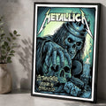 Metallica Life Burns Concert Residency Las Vegas Poster Metallica Concert Poster Home Decor Ideas - Gearneko