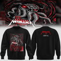 Metallica Merch Life Burns Faster 2026 Tour Sweatshirt Unique Gifts For Rock Fans - Gearneko