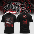 Metallica Merch Life Burns Faster 2026 Tour T-shirt Unique Gifts For Rock Fans - Gearneko