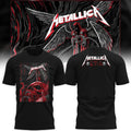 Metallica Merch Life Burns Faster 2026 Tour T-shirt Metallica Outfits Rock Fans Presents - Gearneko