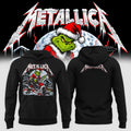 Metallica X Grinch Merch Christmas 2026 Holiday Gift Hoodie Metallica Clothing Rock Fans Presents - Gearneko