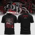 Metallica Merch Life Burns Faster 2026 Tour T-shirt Metallica Outfits Rock Fans Gifts - Gearneko