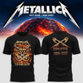 Metallica Merch Life Burns Faster 2026 Tour T-shirt Metallica Clothing Gift Music Lovers - Gearneko