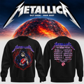 Metallica Merch Life Burns Faster 2026 Tour Sweatshirt Metallica Outfits Best Met Club Presents - Gearneko