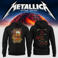 Metallica Merch Life Burns Faster 2026 Tour Hoodie Metallica Outfits Best Met Club Presents - Gearneko